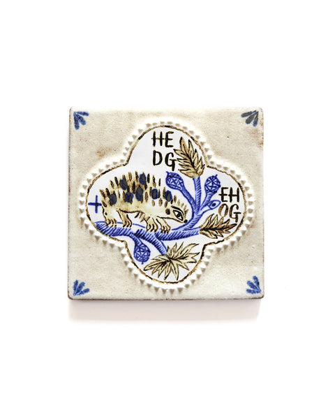 Hedgehog (Handmade Tile)