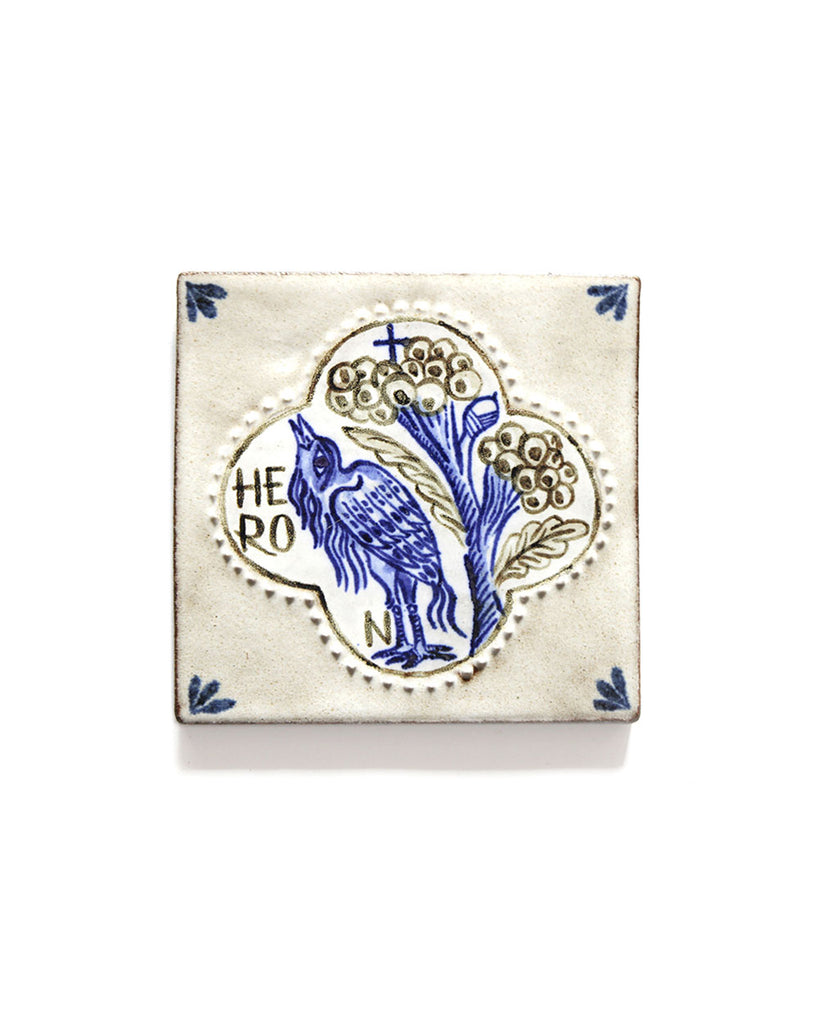 Heron (Handmade Tile)
