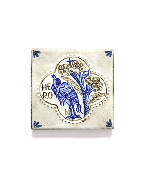 Heron (Handmade Tile)