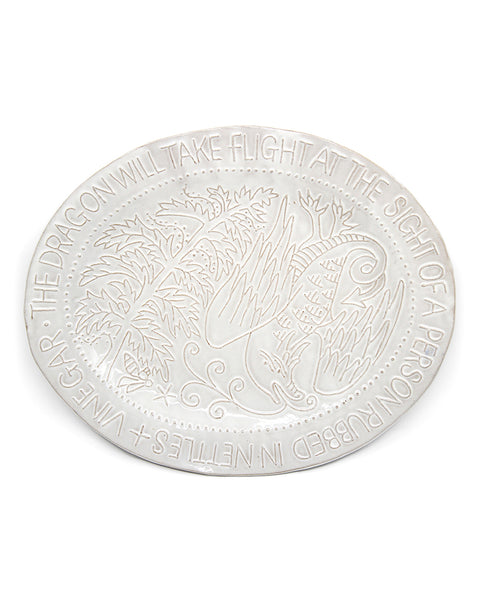 Nettle & The Dragon (Handmade Platter)