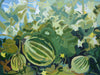 Nicotianas with Melons (Original Oil Painting)