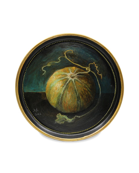 Petit Gris De Rennes Melon (Hand Painted Tray)
