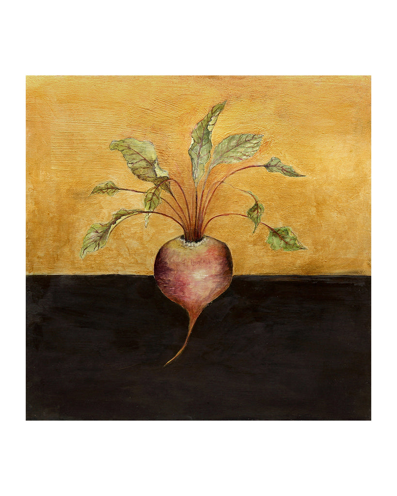 Prize Beetroot (Hand Painted Framed Panel)