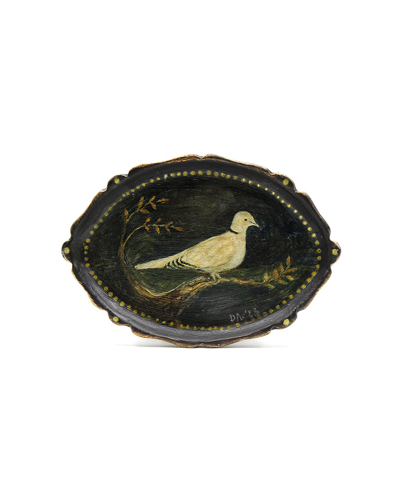 Collared Dove (Hand Painted Tray)