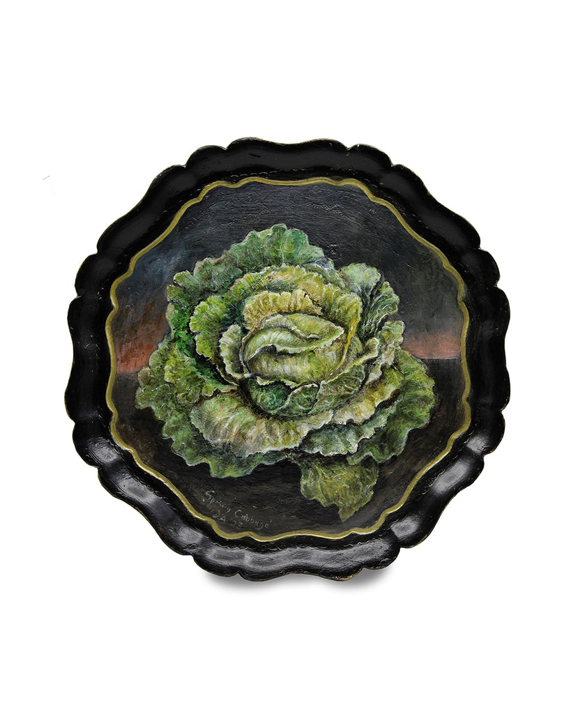 Durham Early Spring Cabbage (Hand Painted Tray)