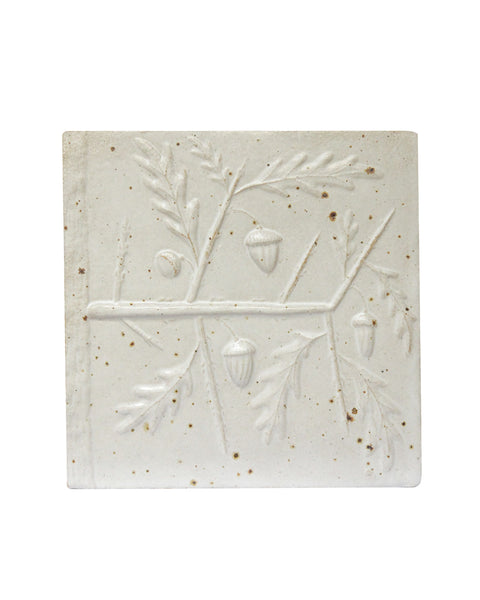 Oak Branch (Handmade Tile)