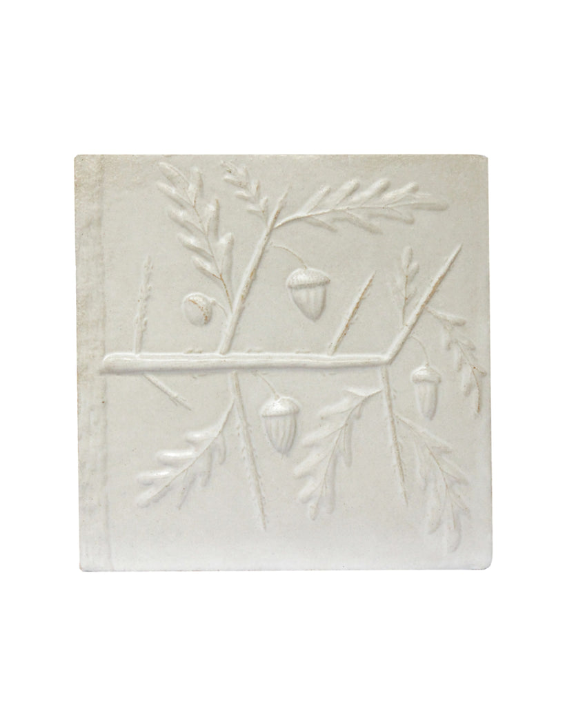 Oak Branch (Handmade Tile)