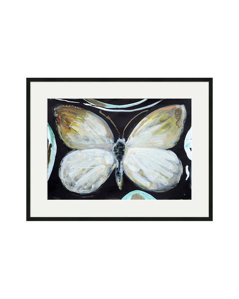 Orange Tip Butterfly (Original Framed Painting)
