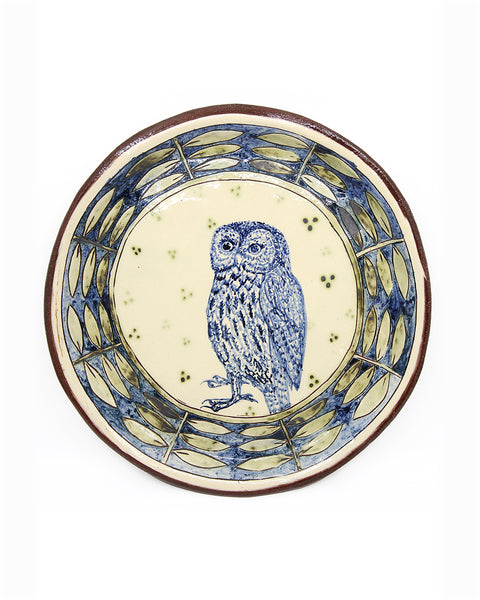 Owl (Large Handmade Plate)