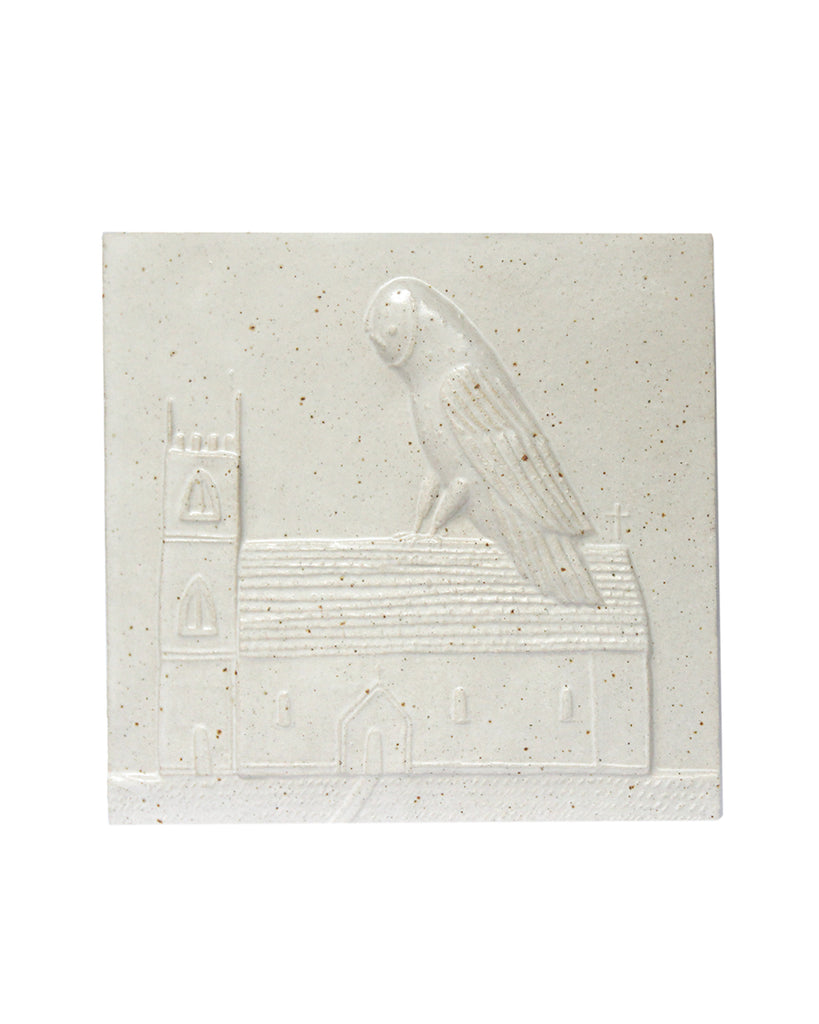 Owlman of Mawnan (Handmade Tile)