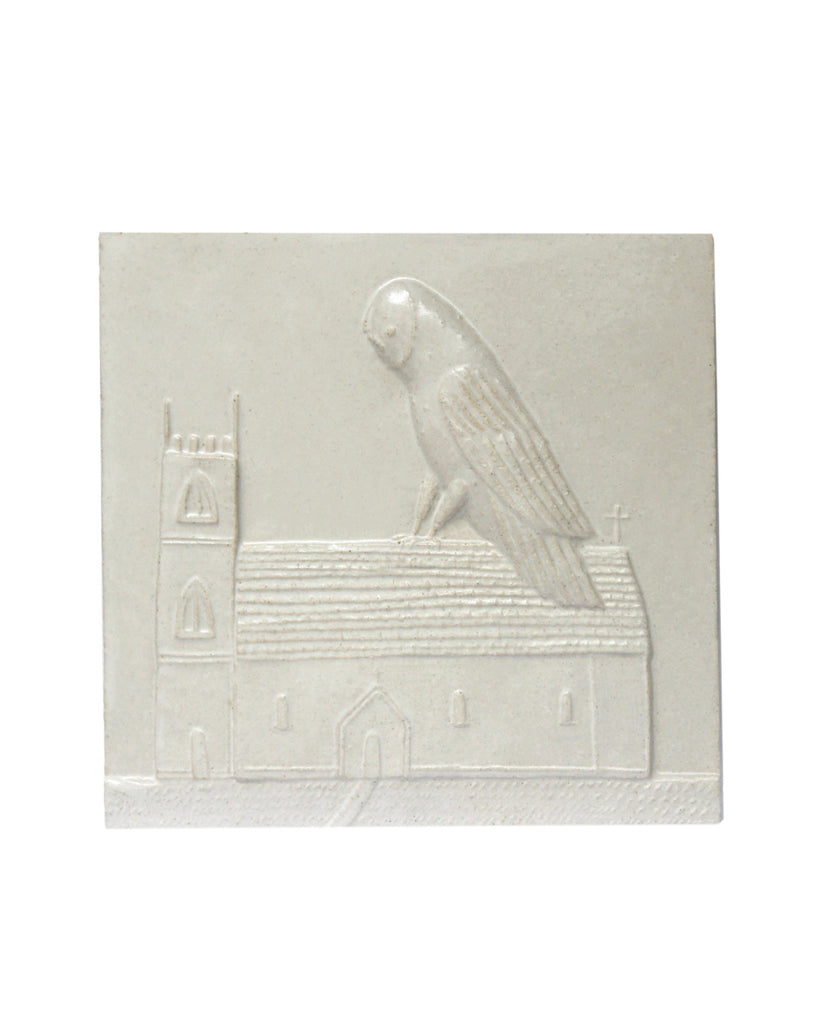 Owlman of Mawnan (Handmade Tile)