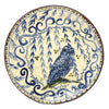 Perched Owl & Foliage (Handmade Plate)