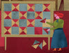 The Quilt Makers (Original Framed Collage)