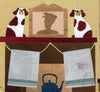 The Quilt Makers (Original Framed Collage)