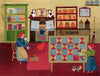 The Quilt Makers (Original Framed Collage)