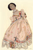Pink Dress Doll (Original Framed Painting)