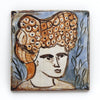 Portrait with Turban (Handmade Tile)