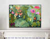 Potager Garden (Lily, Cabbage, Poppies, Beetroot, Primula, Cowslips, Nicotiana) (Original Oil Painting)