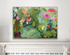 Potager Garden (Lily, Cabbage, Poppies, Beetroot, Primula, Cowslips, Nicotiana) (Original Oil Painting)