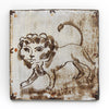 Prowling Lion (Handmade Tile)