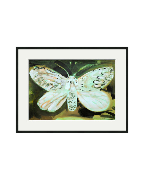 Puss Moth Green (Original Framed Painting)