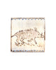 Racing Tapestry Boar (Handmade Tile)