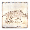 Racing Tapestry Boar (Handmade Tile)
