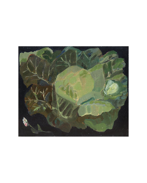 Resplendent Cabbage (Original Oil Painting)