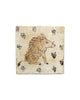 Resting Boar with Flowers (Handmade Tile)
