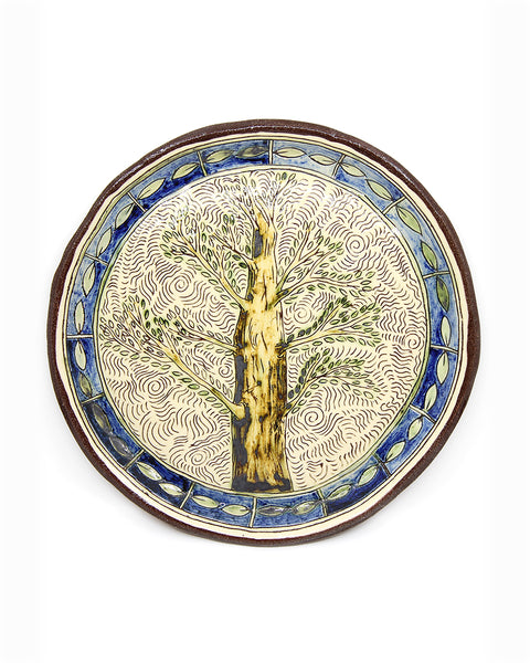 Rhythms of Nature I (Large Handmade Plate)