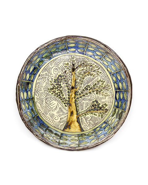 Rhythms of Nature II (Large Handmade Plate)