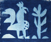 The Rooster & Tree (Original Cyanotype Framed)