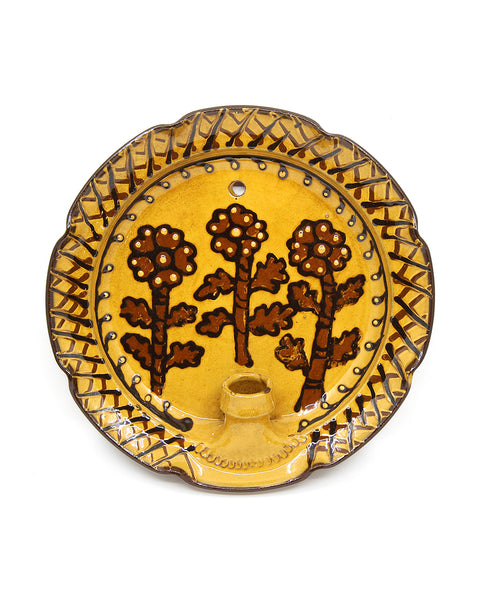 Slipware Candle Sconce (Garden I)