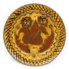 Slipware Candle Sconce (Lions in Tulip)