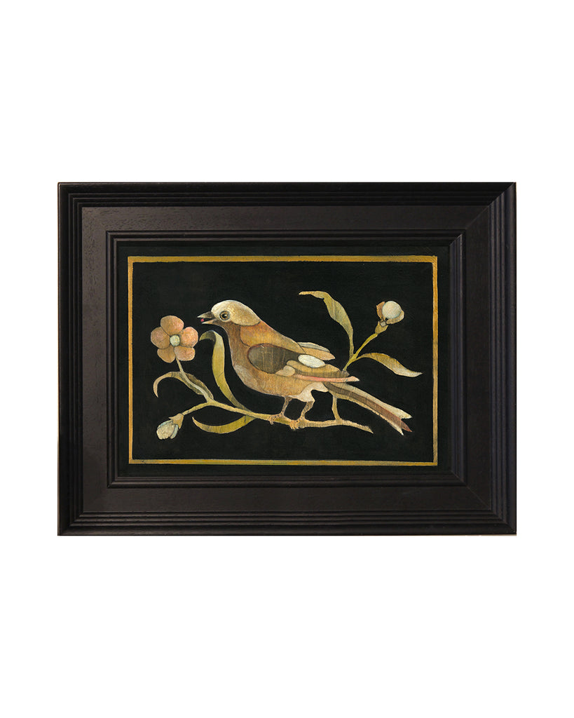 Seed Gatherer Bird No.3 (Original Painted Panel)