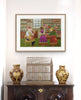 At The Shoemaker's (Original Framed Collage)