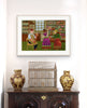 At The Shoemaker's (Original Framed Collage)