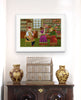 At The Shoemaker's (Original Framed Collage)