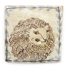 Snarling Tapestry Lion II (Handmade Tile)