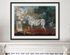 Spotted Horse (Original Framed Painting)