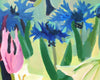 Spring Flowers (Tulips, Greater Knapweed, Violas, Anemone) (Original Oil Painting)