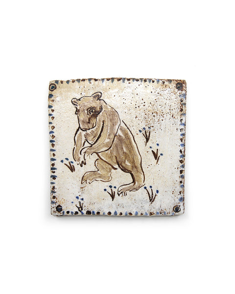 Standing Bear (Handmade Tile)