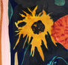 Summer’s Theatre; Sunflower & Dahlia (Original Framed Painting)