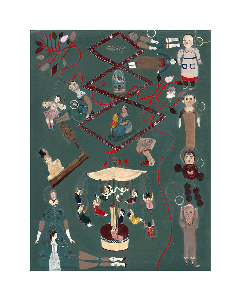Swings (Original Framed Painting)