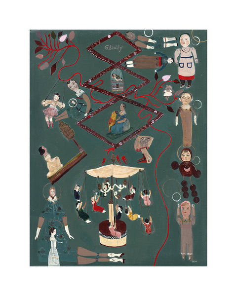 Swings (Original Framed Painting)