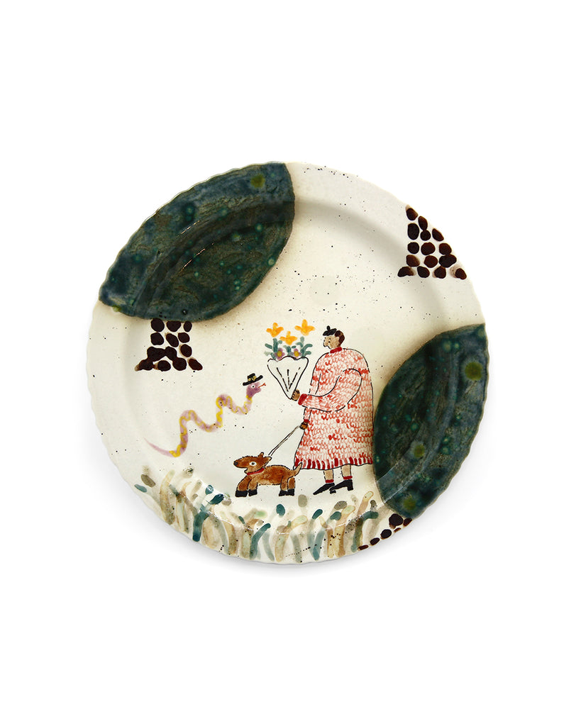 Take a Walk (Handmade Plate)