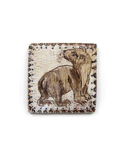 Tapestry Bear I (Handmade Tile)