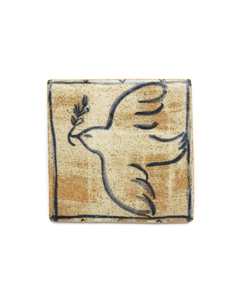 Tapestry Bird I (Handmade Tile)