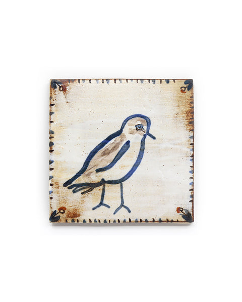 Tapestry Bird II (Handmade Tile)