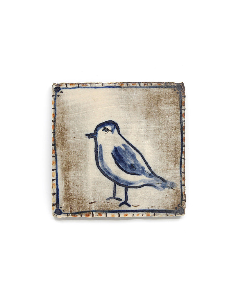 Tapestry Bird III (Handmade Tile)